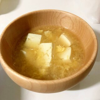 豆腐と卵の味噌汁